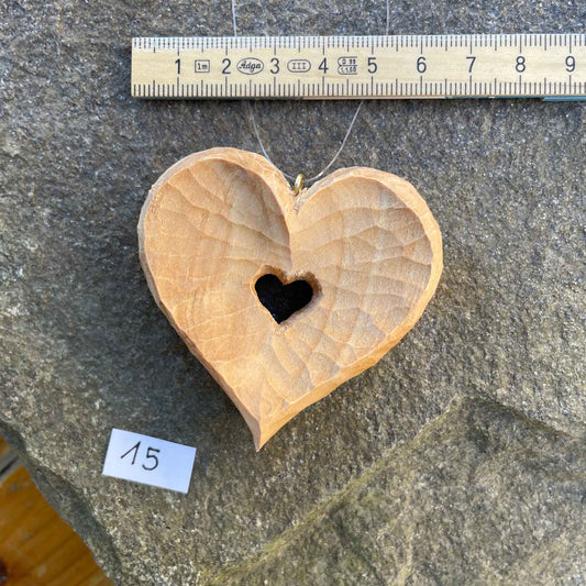 Nr.15 - "Herz im Herz" konkav ausgearbeitet & gewachst