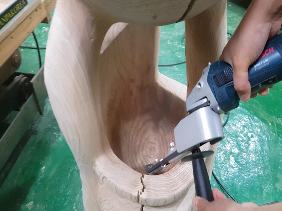 Flexibler Schleifteller 4" (95 mm) für Winkelschleifer und Multi Cutter