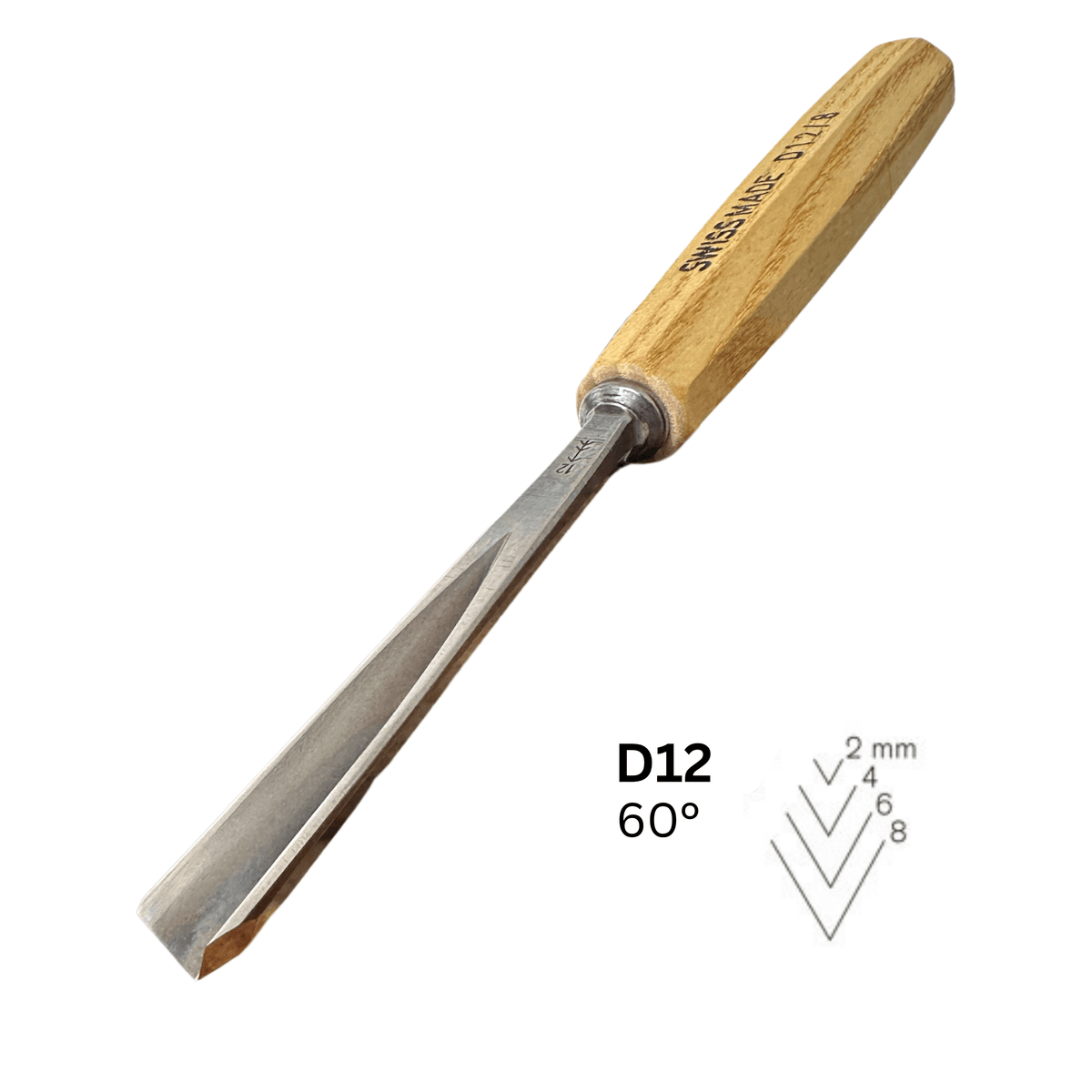 pfeil Bastlermeißel Geißfuß 60° – Stich D12