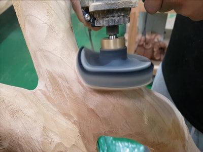 Flexibler Schleifteller 4" (95 mm) für Winkelschleifer und Multi Cutter