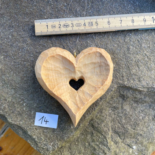 Nr.14 - "Herz im Herz" konkav ausgearbeitet & gewachst