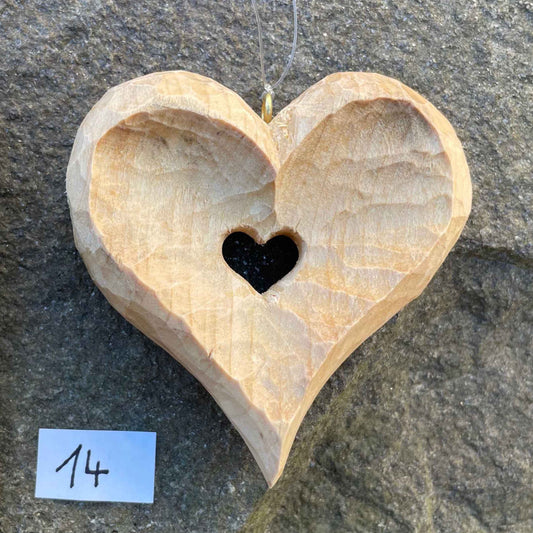 Nr.14 - "Herz im Herz" konkav ausgearbeitet & gewachst