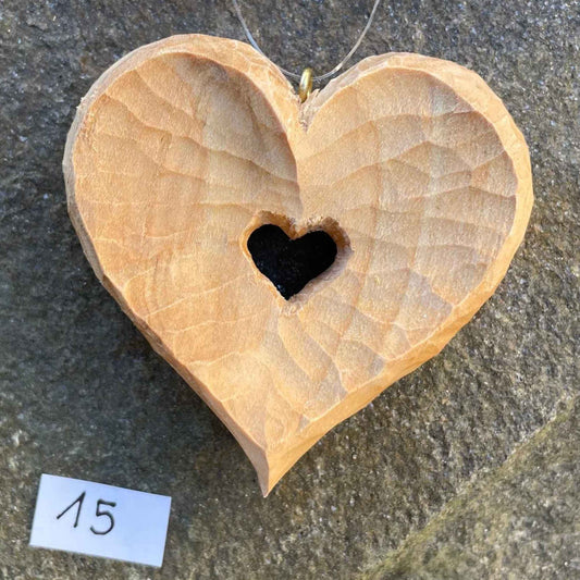 Nr.15 - "Herz im Herz" konkav ausgearbeitet & gewachst