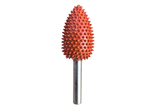 Saburrtooth Raspelfräser "Flamme" Ø 19 mm, Schaft 6mm für Geradschleifer