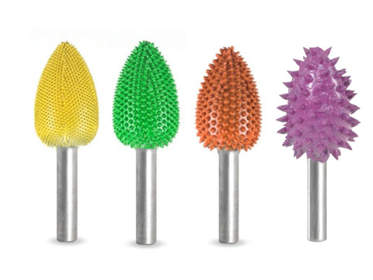 Saburrtooth Raspelfräser "Flamme" Ø 19 mm, Schaft 6mm für Geradschleifer
