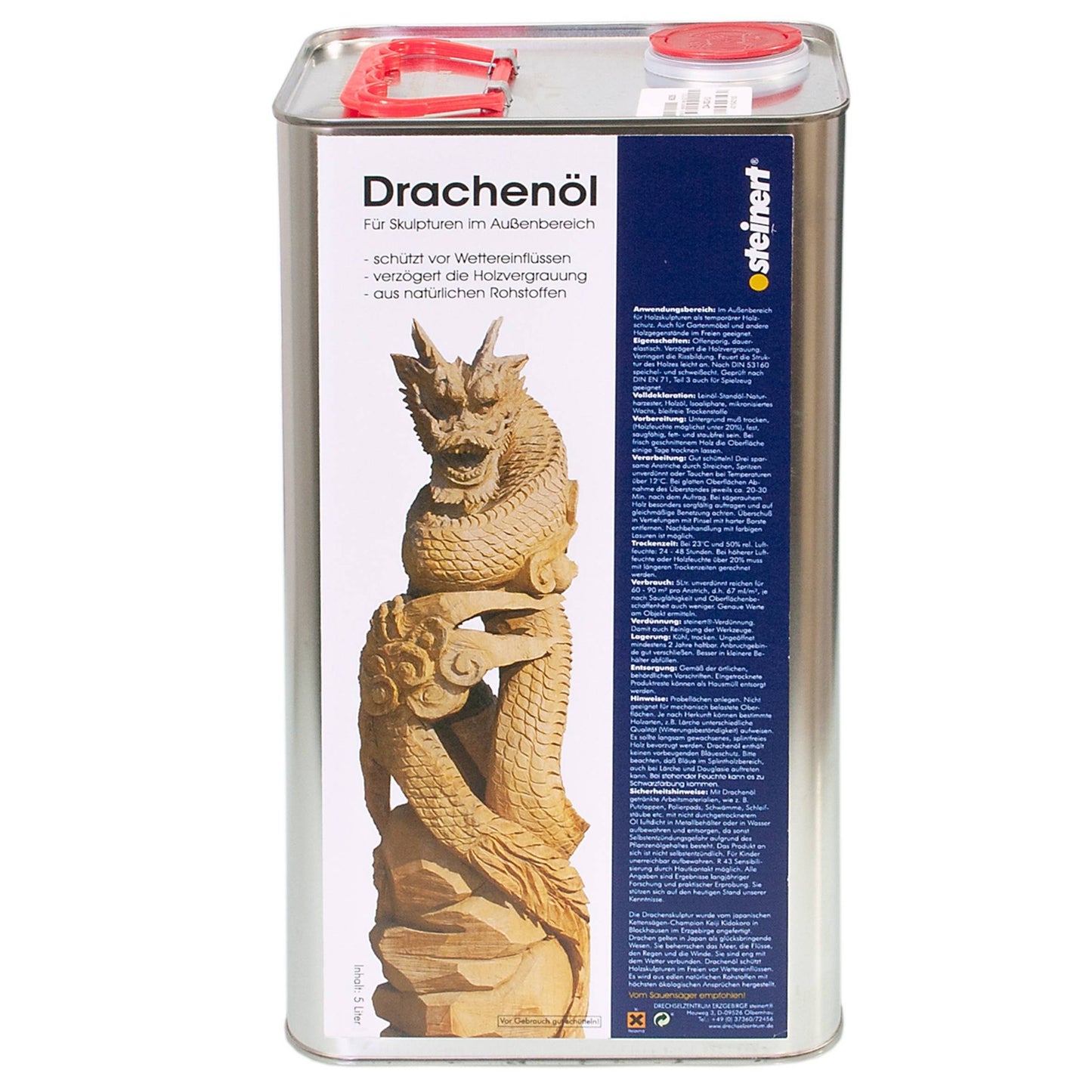 Drachenöl - Holzöl für Außenbereich 0,5 bis 5 Liter