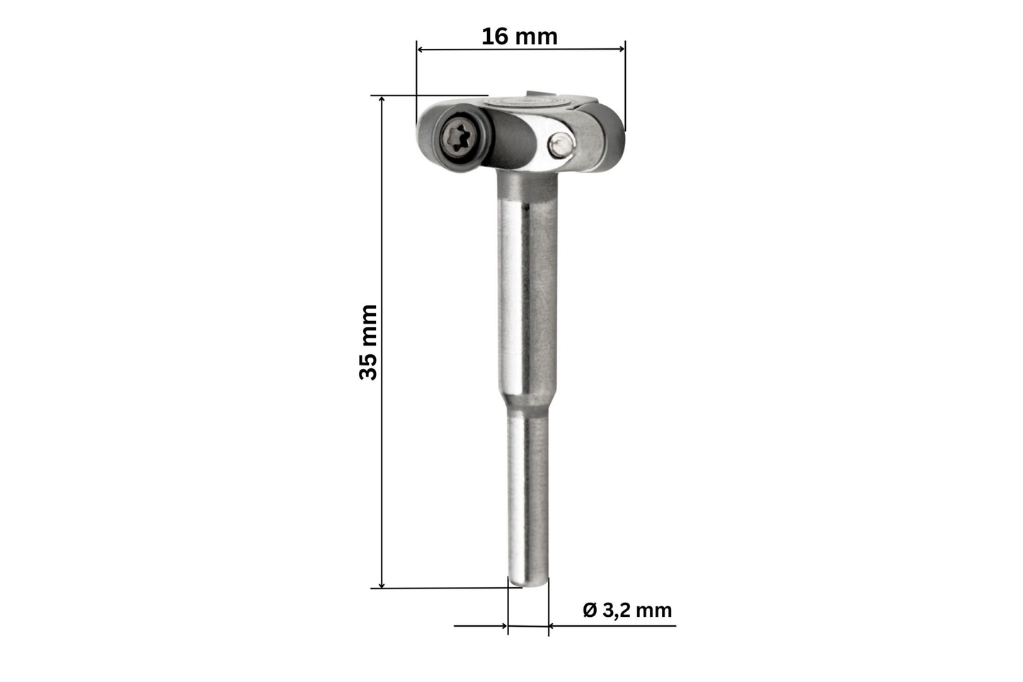 Detailfräser für Dremel, Schneiden Rund, Schaft 3,2 mm