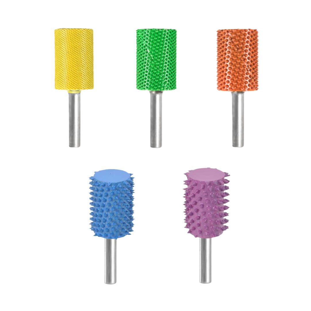 Großer glatter Zylinder Ø 19 mm, Fein bis Super-Grob