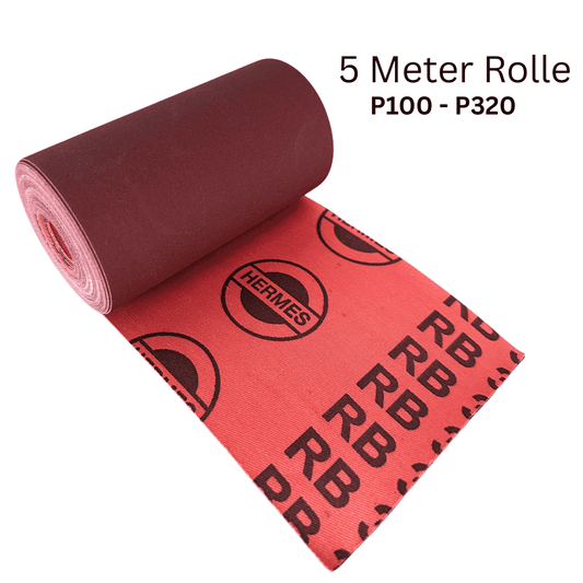 Hermes flexibles Schleifleinen 5 Meter Rolle Körnung 100 - 320