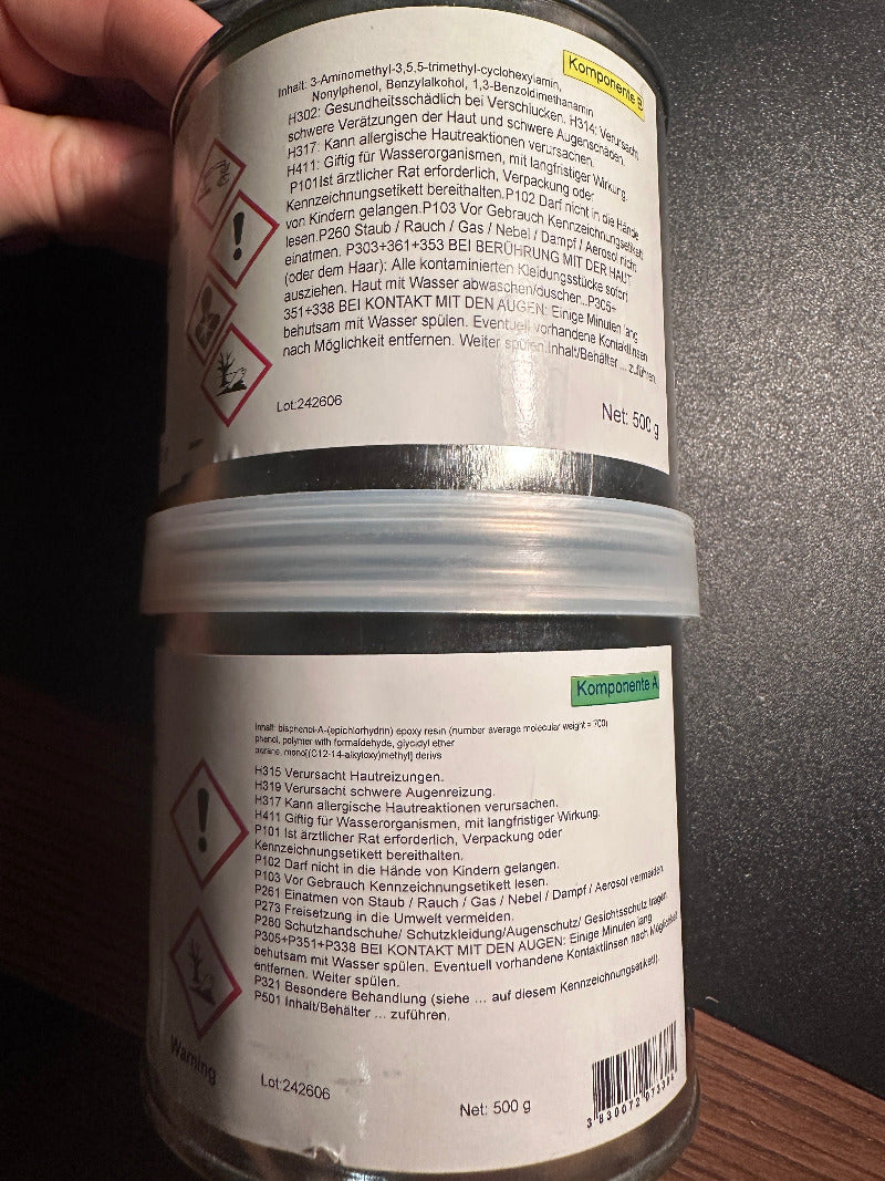 Blackwood Holzpaste - Original verschlossen, Dosen mit kleinen Dellen