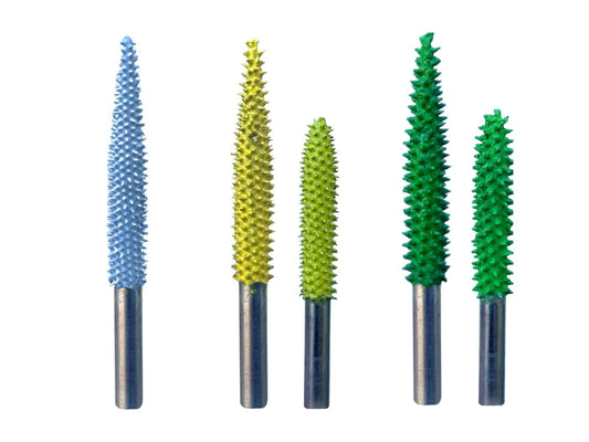 Saburrtooth Raspelfräser – „Dünner Kegel“ · 3,2mm für Dremel und Proxxon