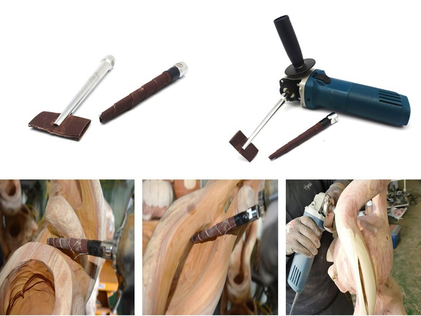 Schleifdorn mit Steckschlitz für Winkelschleifer