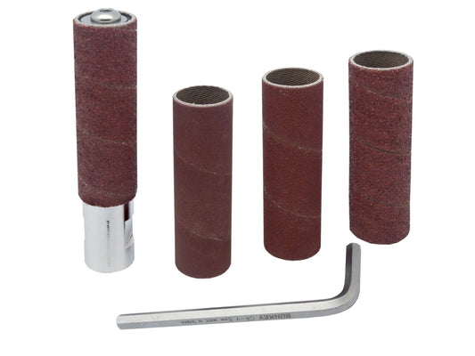 Schleifspindel M10 für Winkelschleifer inkl. Schleifhülsen