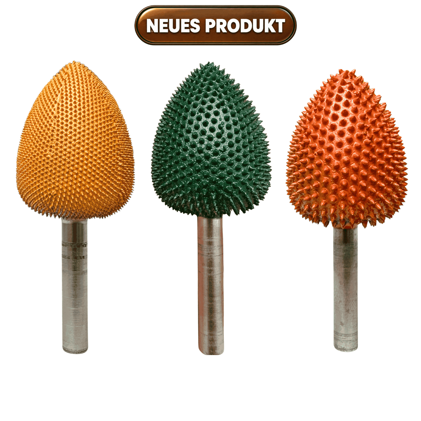 Saburrtooth Flamme Ø 25 mm, Schaft 6mm für Geradschleifer