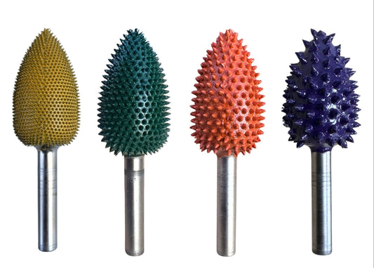 Saburrtooth Raspelfräser "Flamme" Ø 19 mm, Schaft 6mm für Geradschleifer