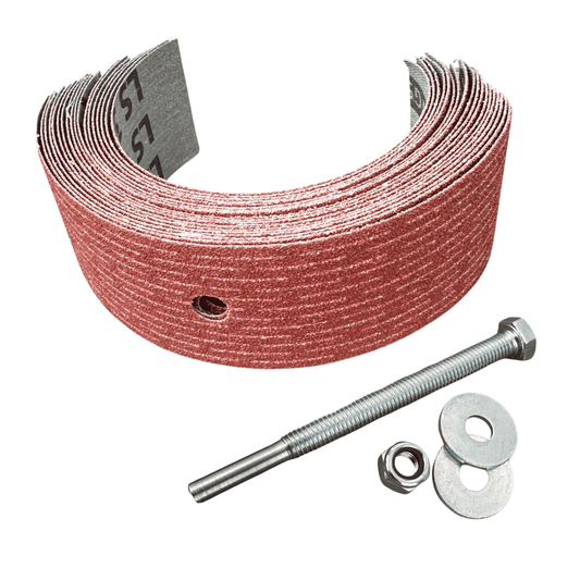 Schleifstern Bausatz P60 mit Klingspor Schleifgewebe – 15 cm / 20 cm XL