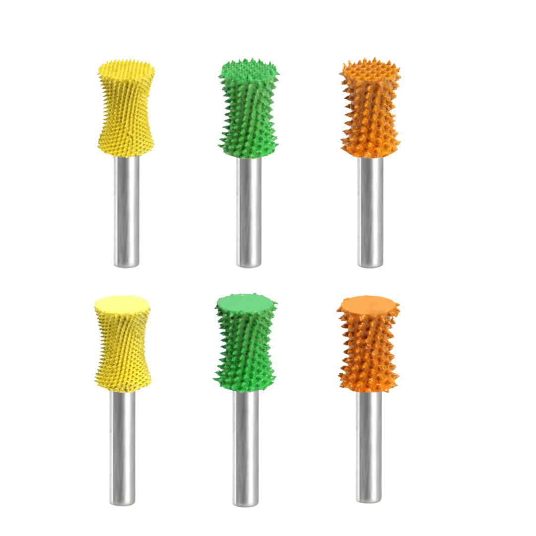 Konkaver Zylinder Ø 13 mm, Glatt oder Besetzt, Fein bis Grob