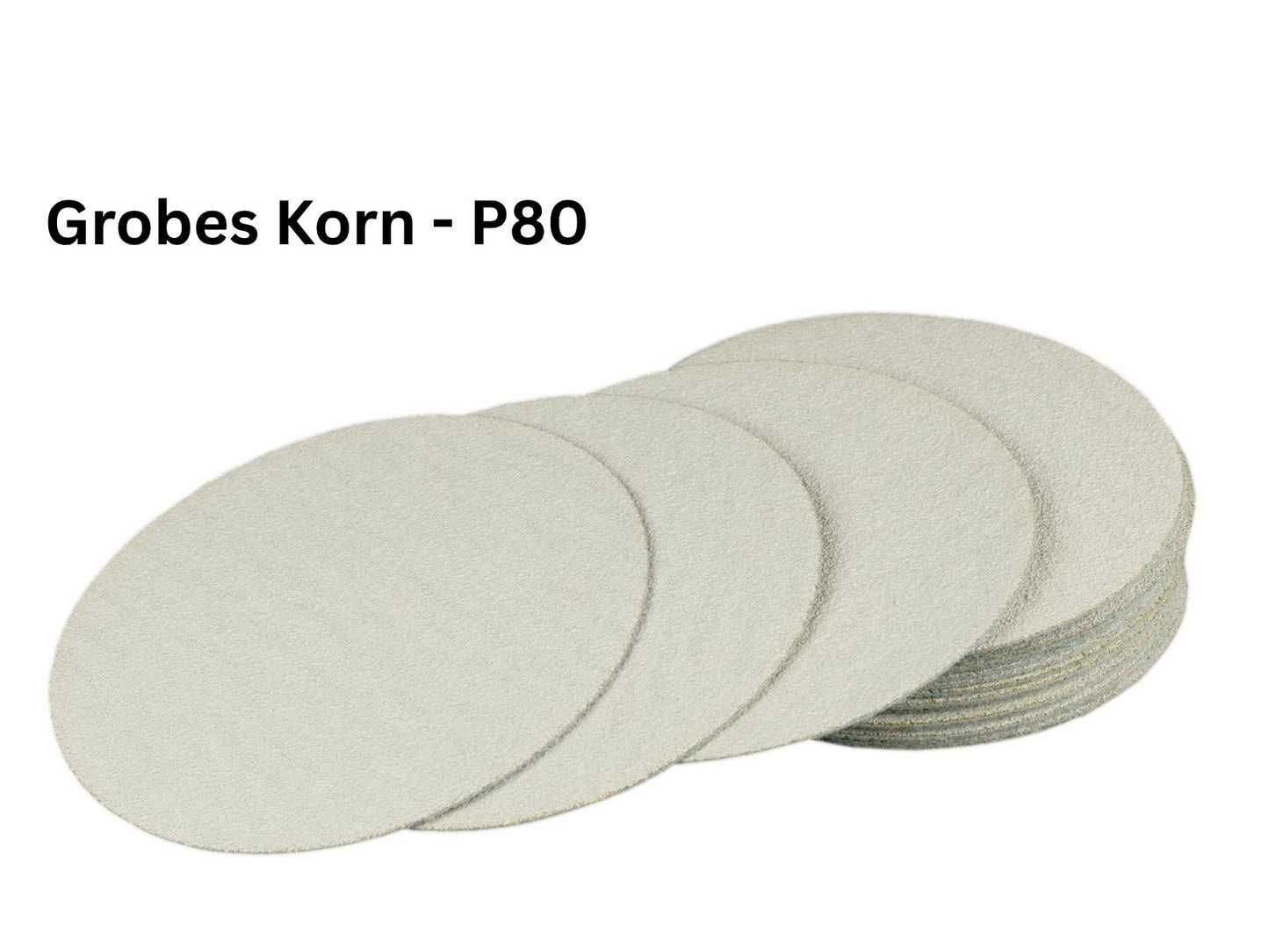 5" Schleifscheiben 125mm - Körnung: P80 oder P240