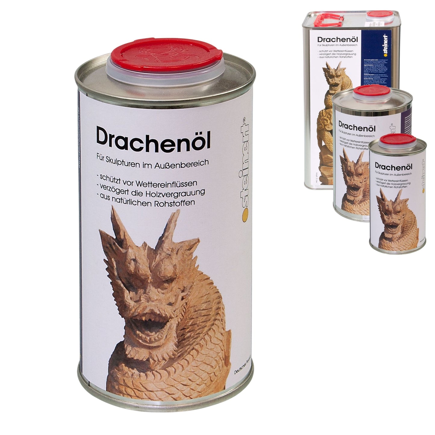 Drachenöl - Holzöl für Außenbereich 0,5 bis 5 Liter